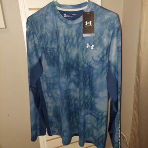 Men's Under Armour Iso-Chill Shorebreak Camo Long Sleeve Size Large